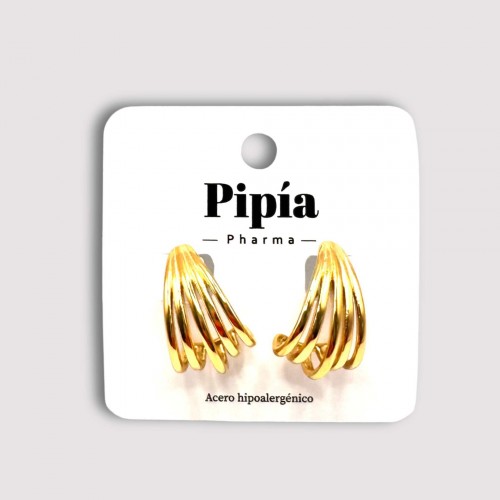 Pendientes Garra Dorada