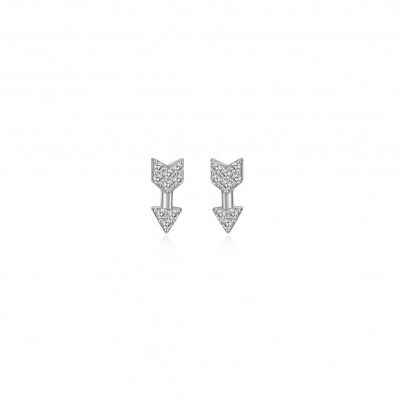 Pendientes flecha circonitas