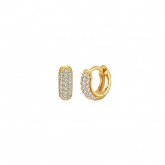 Aros triple circonitas blancas