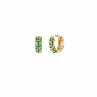 Aros Triple Linea Circonitas Verde