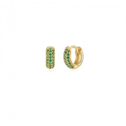 Aros Triple Linea Circonitas Verde