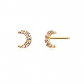 Pendientes luna circonitas