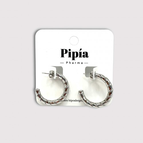 Pendientes Semiaro Trenza M