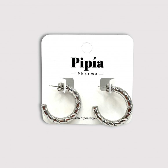 Pendientes Semiaro Trenza M