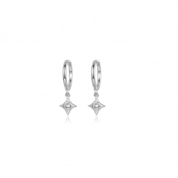 copy of White malibu hoop earrings