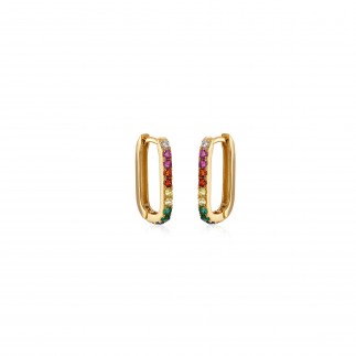 copy of White malibu hoop earrings