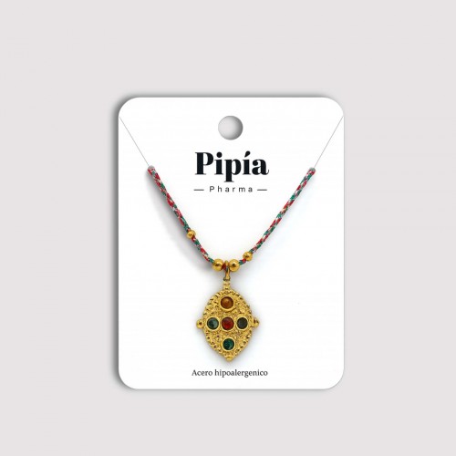 copy of Medal pearls necklace