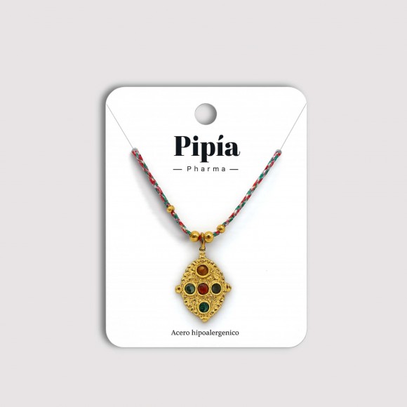 copy of Medal pearls necklace