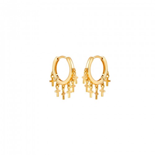 copy of White malibu hoop earrings