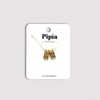 copy of Medal pearls necklace