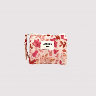 Monedero Acolchado Floral S