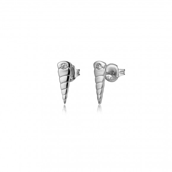 Pendientes Caracola Circonita