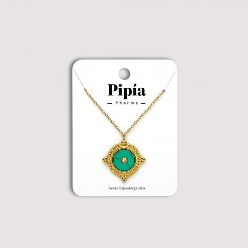 Collar Mandala Turquesa