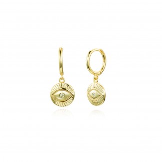 copy of White malibu hoop earrings