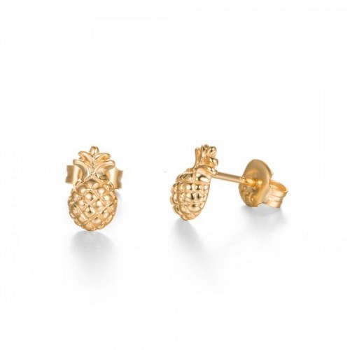 Pineapple stud earrings