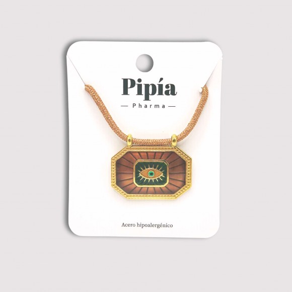 copy of Medal pearls necklace