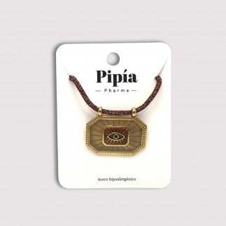 Collar Ojo Balines Beige