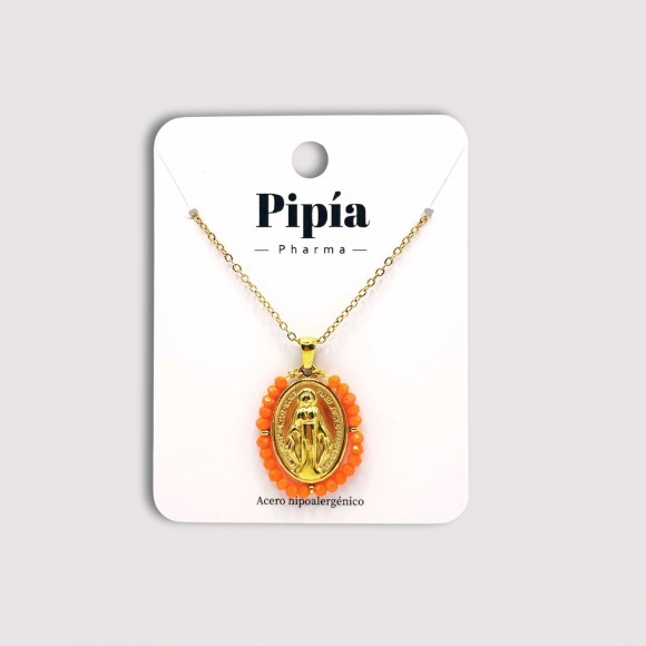 copy of Medal pearls necklace