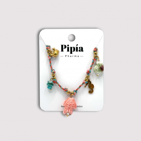 copy of Medal pearls necklace