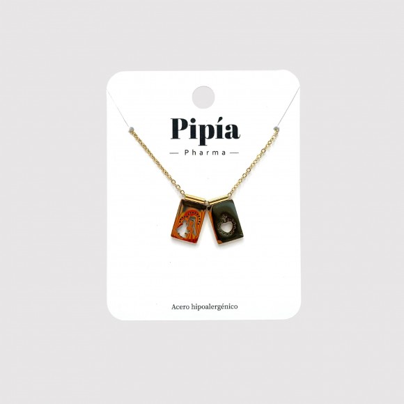 Collar Escapulario Dorado