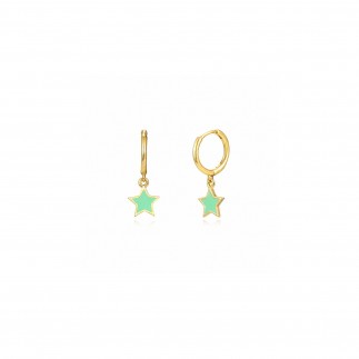 copy of White malibu hoop earrings