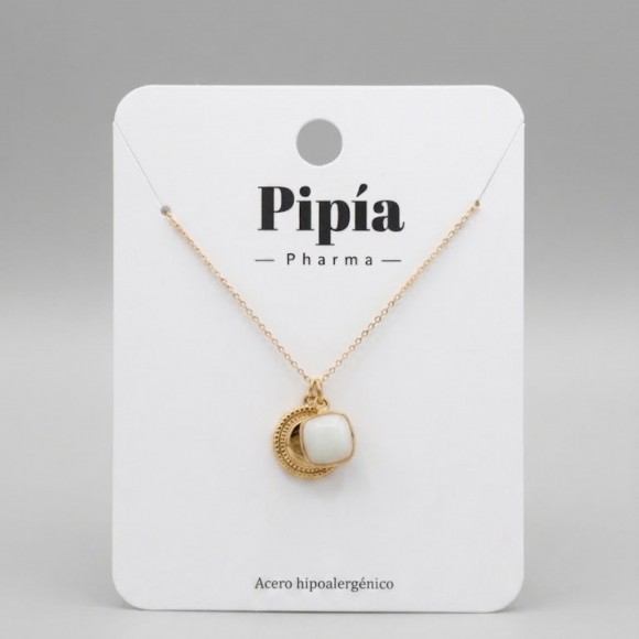 copy of Medal pearls necklace