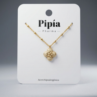 Collar Flor Vainilla