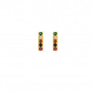 Pendientes Barrita Multicolor