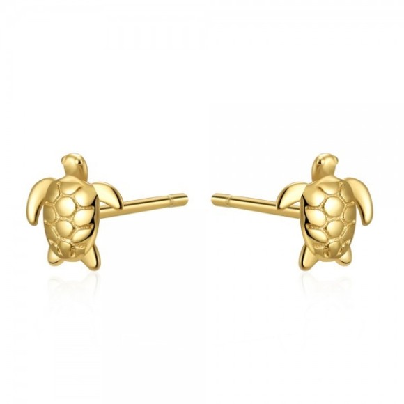 Turtle stud earrings