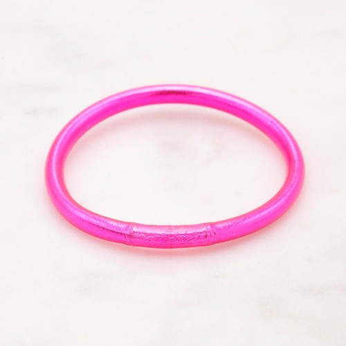 Pulsera Pan de Oro Fucsia