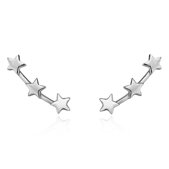 Pendientes trío estrellas