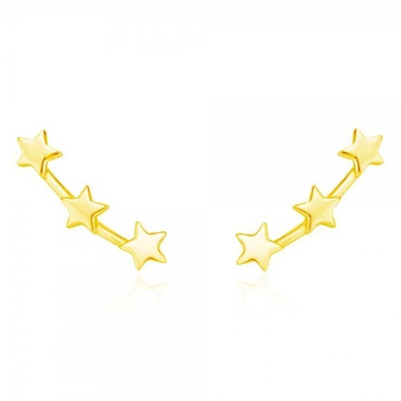Pendientes trío estrellas