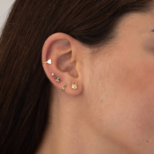 Dragon fly shaped stud earrings